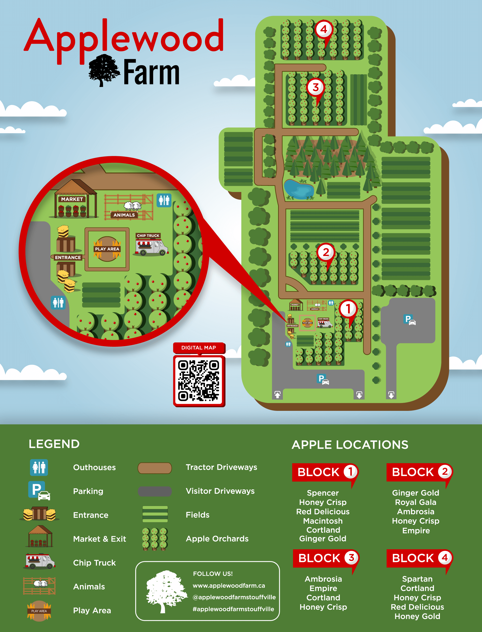 Applewood Farm Map
